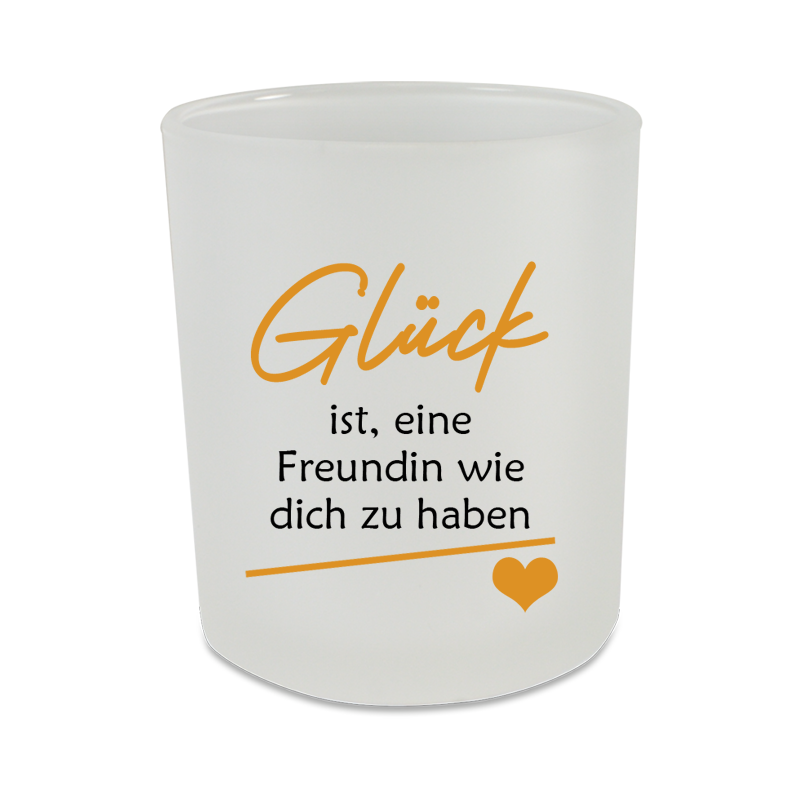 Glaslicht mit Holzdeckel