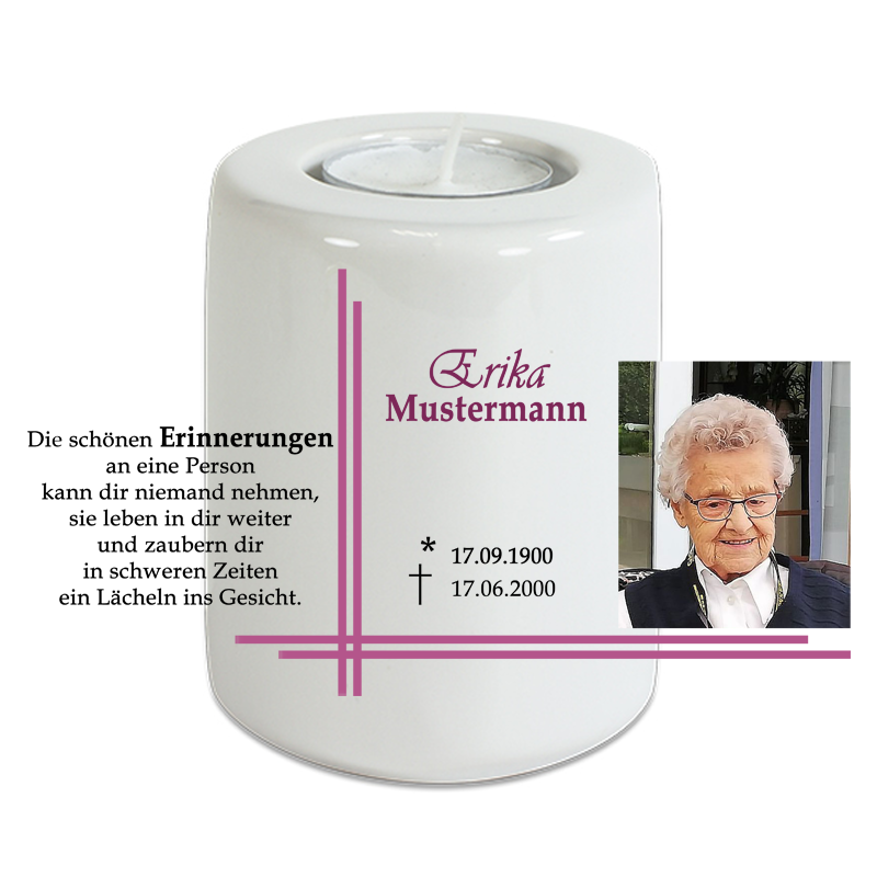 Keramikkerze groß