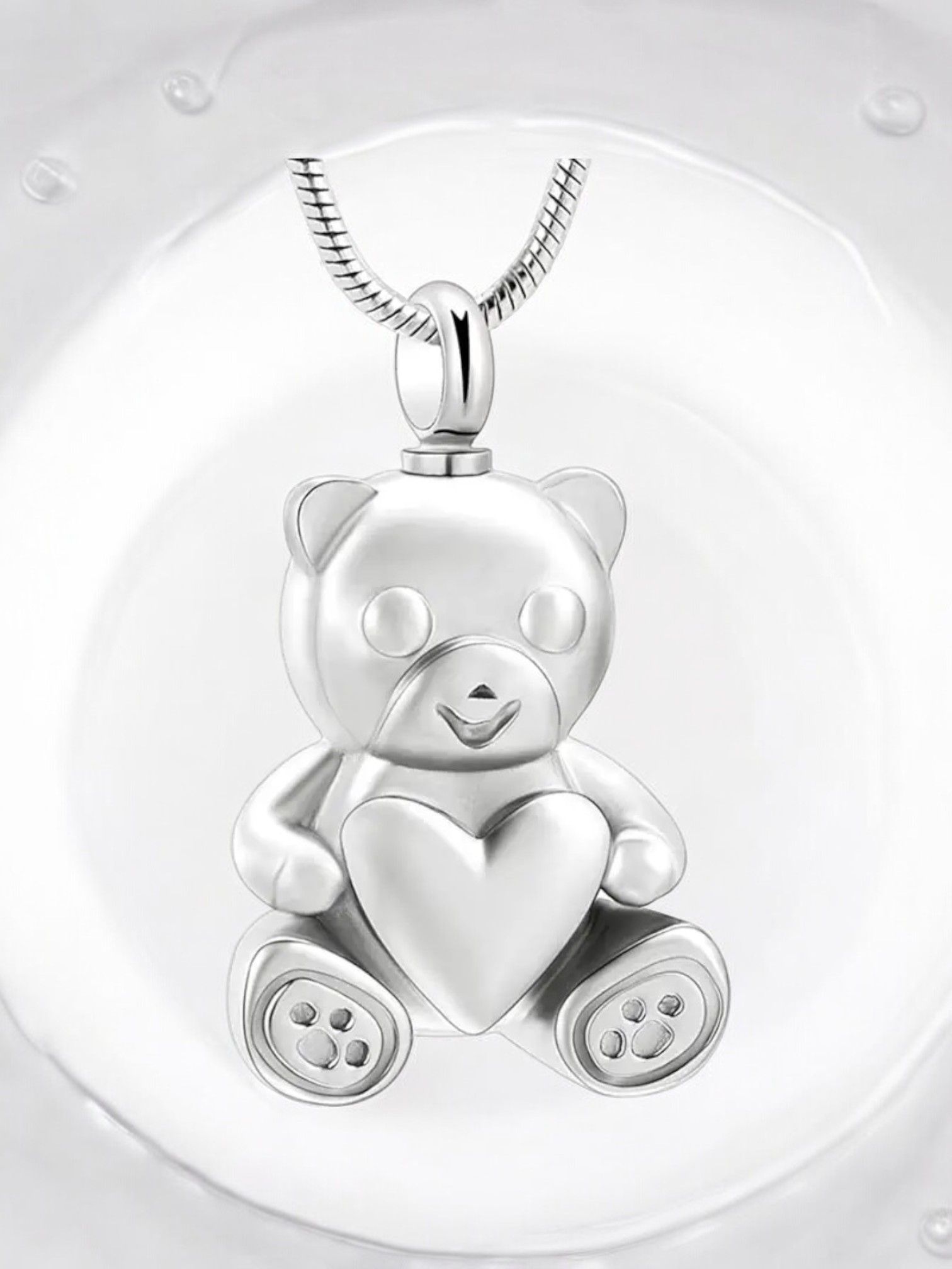 Halskette "Teddybär mit Herz"