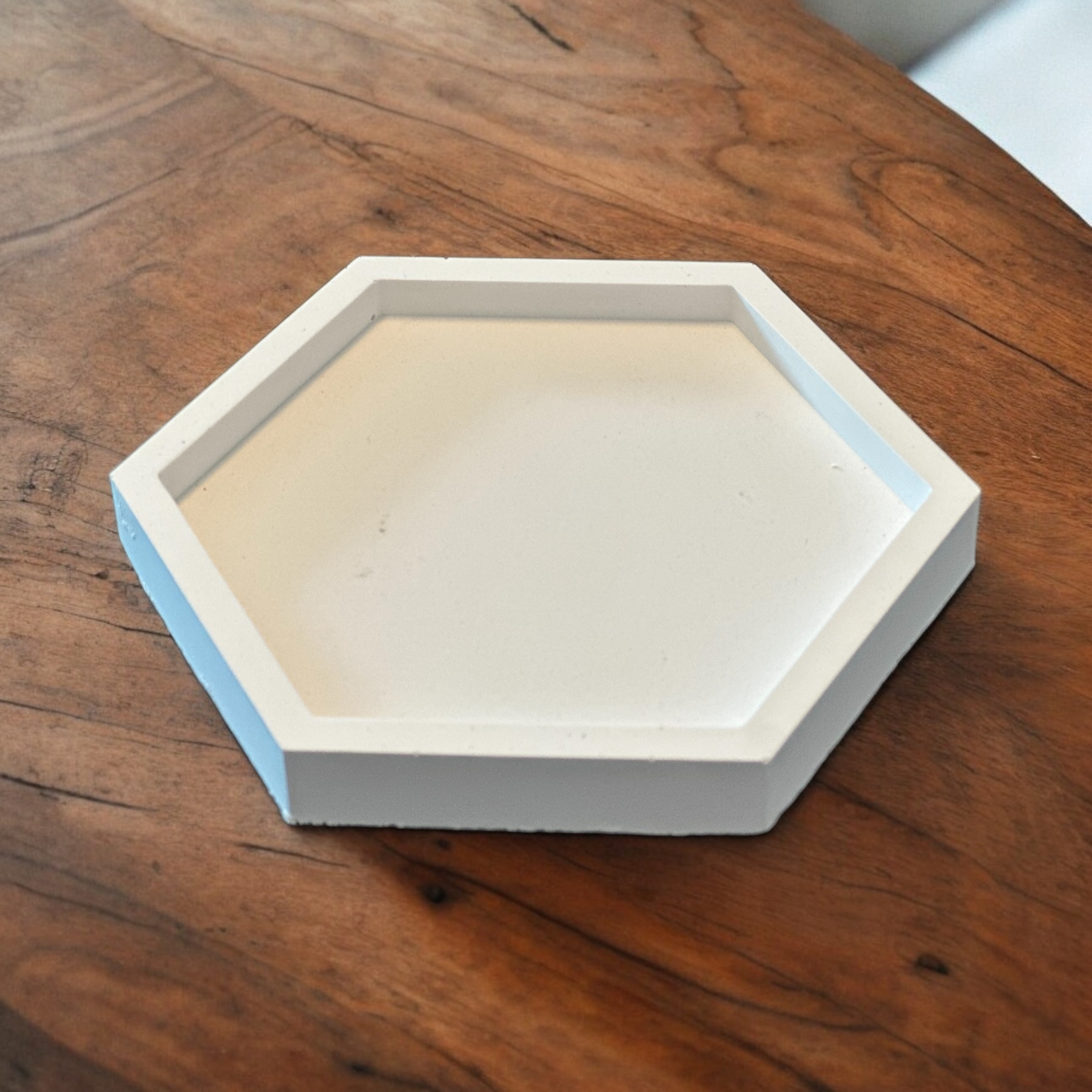 Kerzenteller "Sechseck"